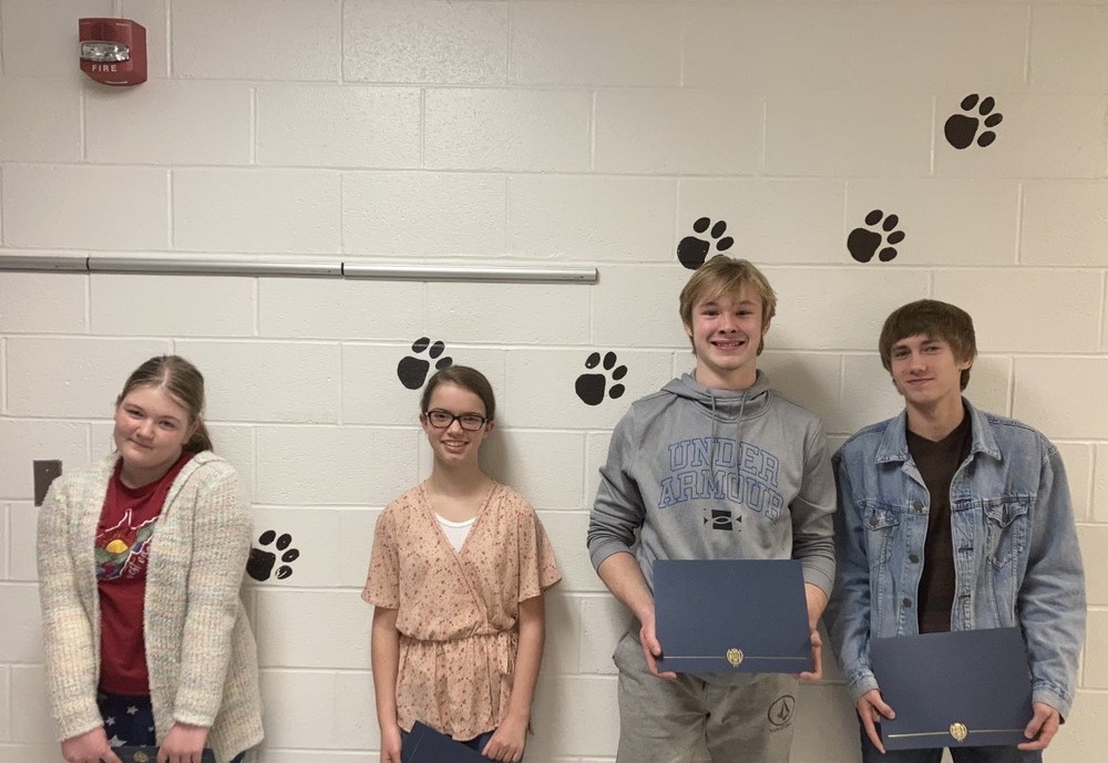 Gilmer County Young Writer Winners