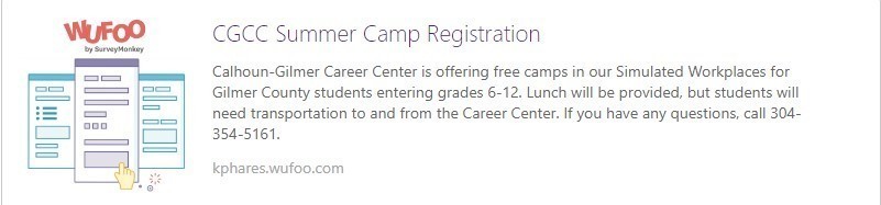 CGCC Summer Camp Registration